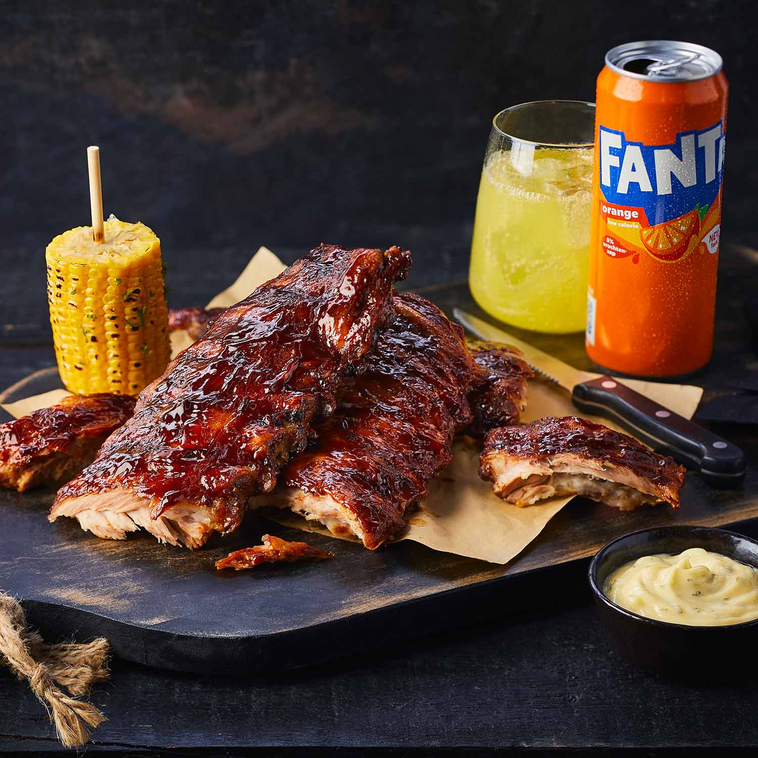 Halloween Ribs Menu Medium