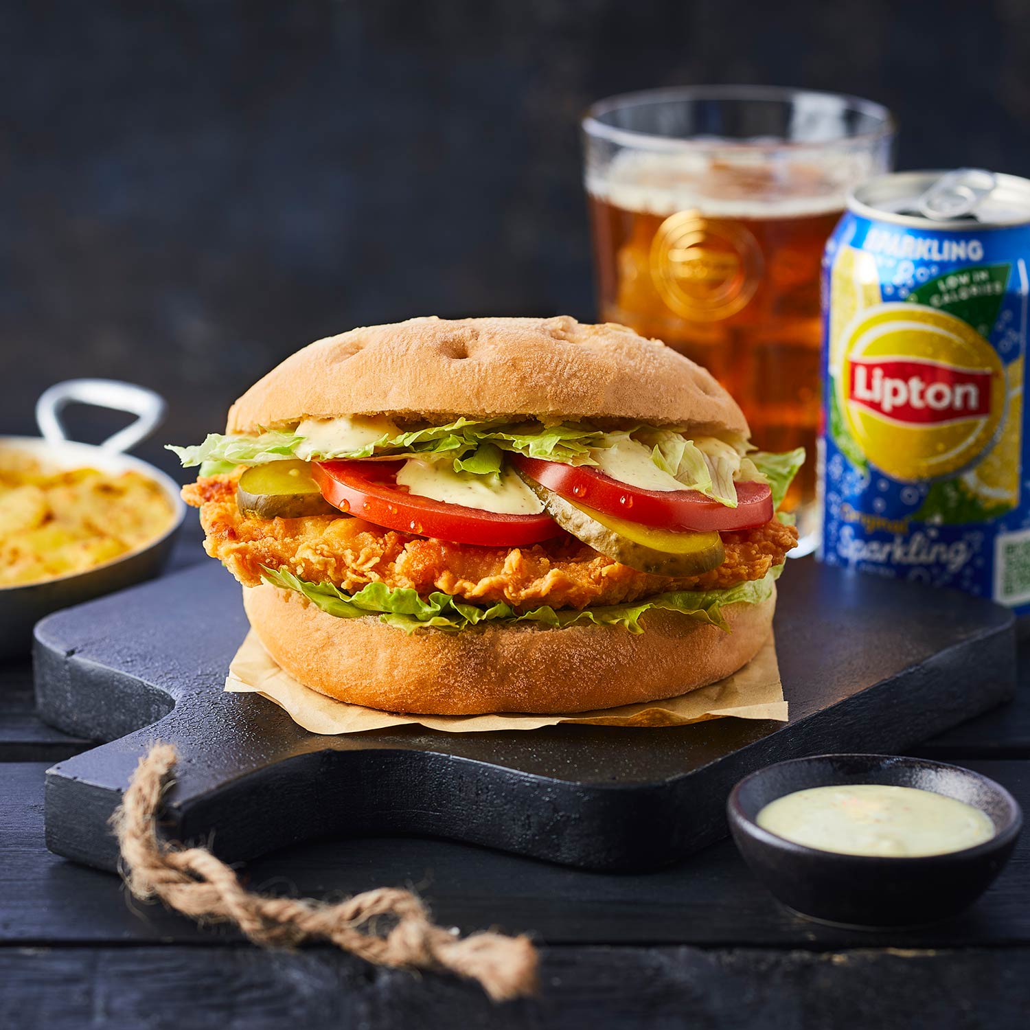 Nazomer Chicken Burger Menu